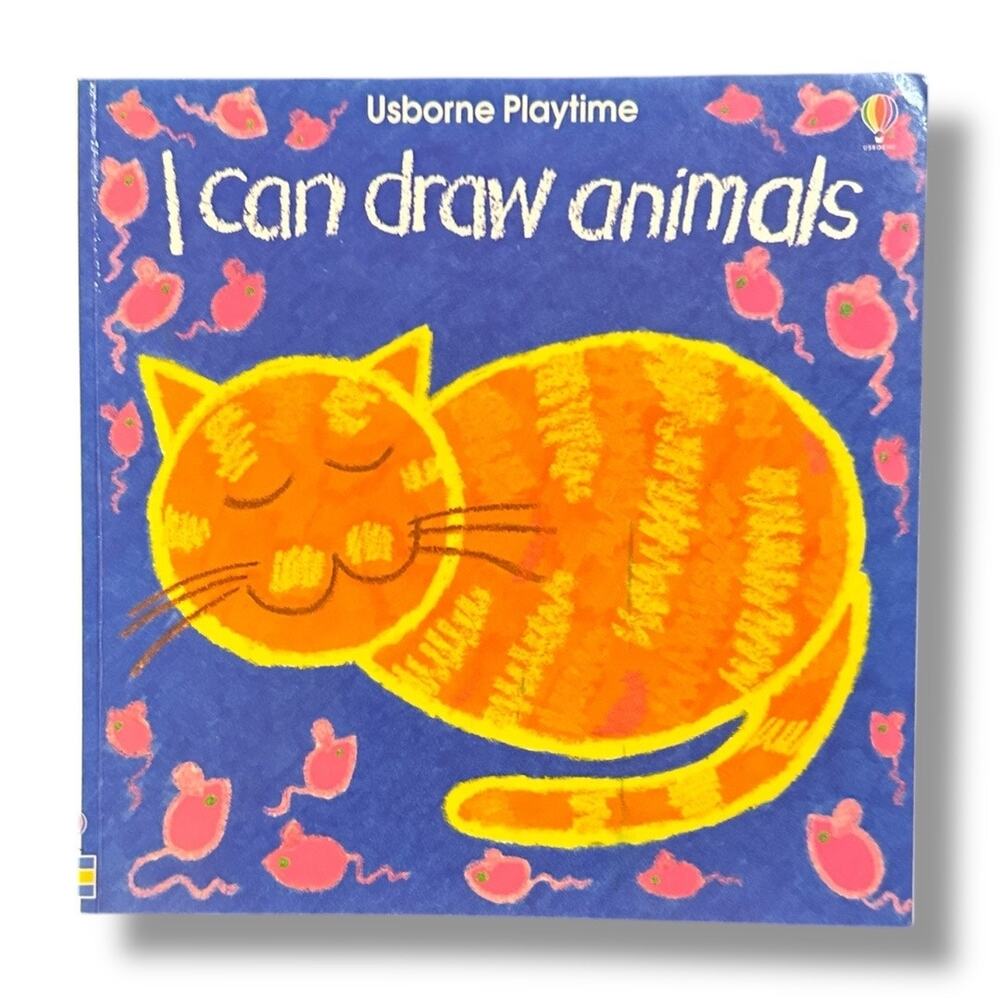 'I Can Draw Animals' Book by Usborne Playtime